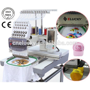 New commercial embroidery thread/embroidery machine for cap/flat/t-shirt embroidery